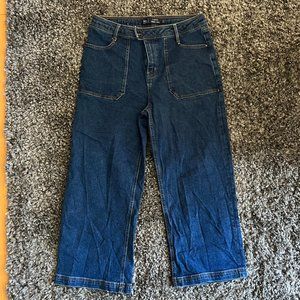 Boden Cargo Wide Leg Denim